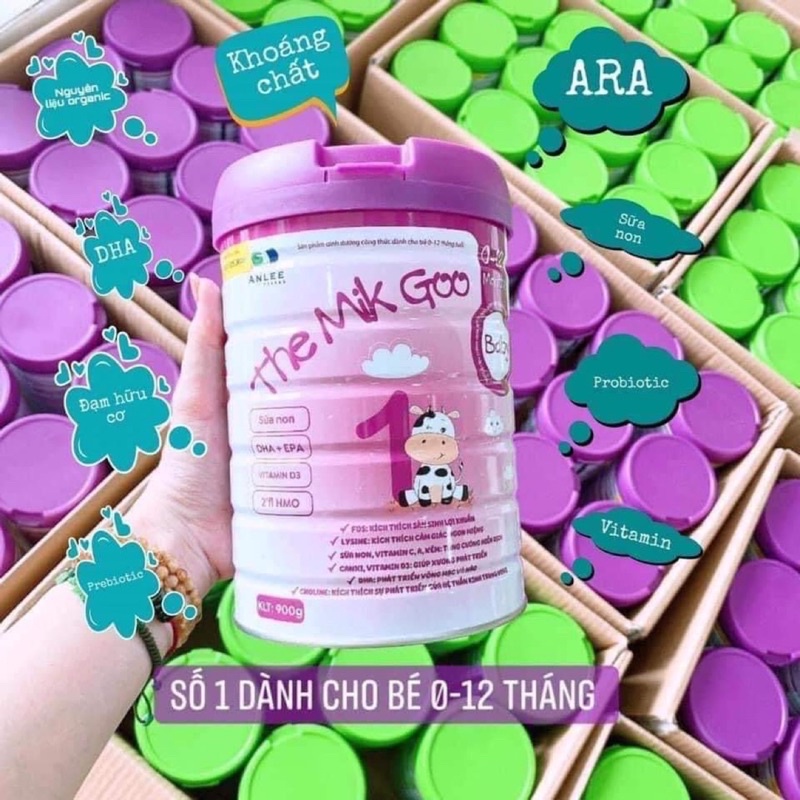 Sữa THE MIK GOO Số 1-900gr Sữa Tăng Cân Tiêu Hoá Tốt