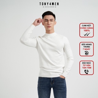 Áo Len Cổ 3P TONY4MEN Chất Liệu Mềm Mịn Co Giãn Thoải Mái Giữ Ấm Tốt Form Slimfit Ôm Body AL0611