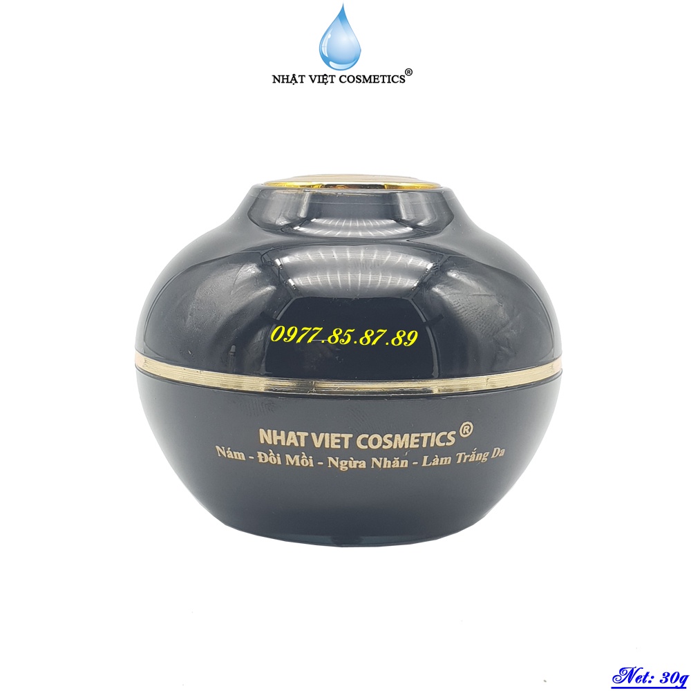 Kem Nám Ngọc Trai Đen VIP đồi mồi ngừa nhăn làm trắng da Nhật Việt Cosmetics 25g