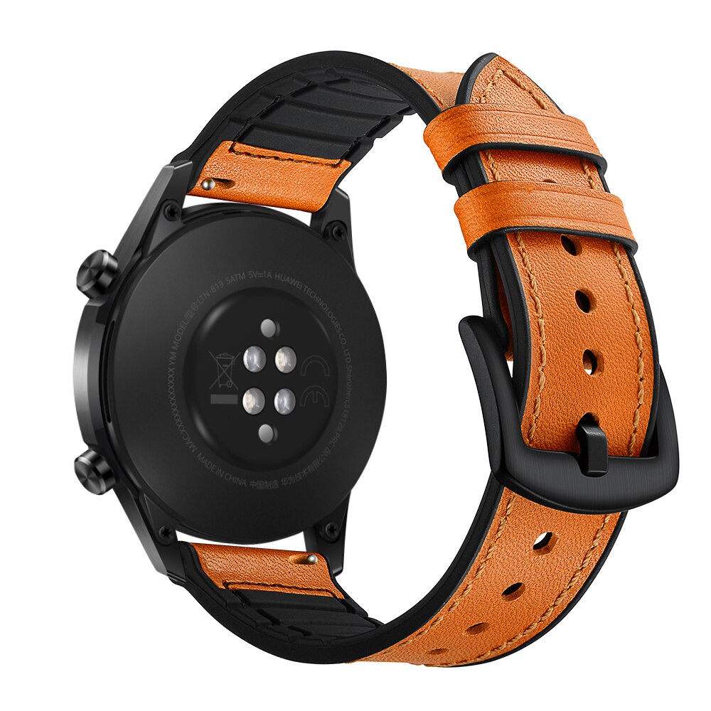 AMAZFIT Dây Đeo Bằng Da 20mm 22mm Cho Đồng Hồ Samsung Galaxy Watch3 Active2 42 / 46mm Gear S2 / S3 Huawei Watch Gt2
