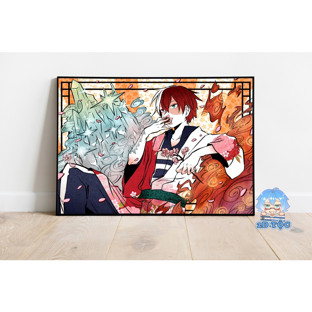 Poster A3 chất lượng chuẩn Todoroki Shoto (12) Anime Manga Boku no Hero Academia - 2D Tộc Shop