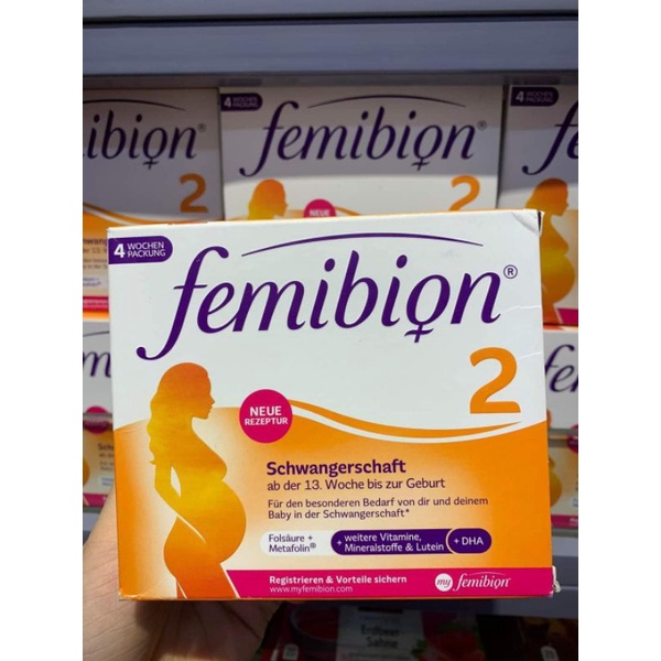 Viên uống bổ bầu Femibion 2 đủ bill