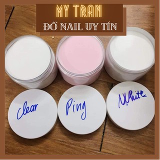 Bột Nặn Hoa, Bột Đắp Móng, Bột Nhúng Nail màu trong, đục , hồng