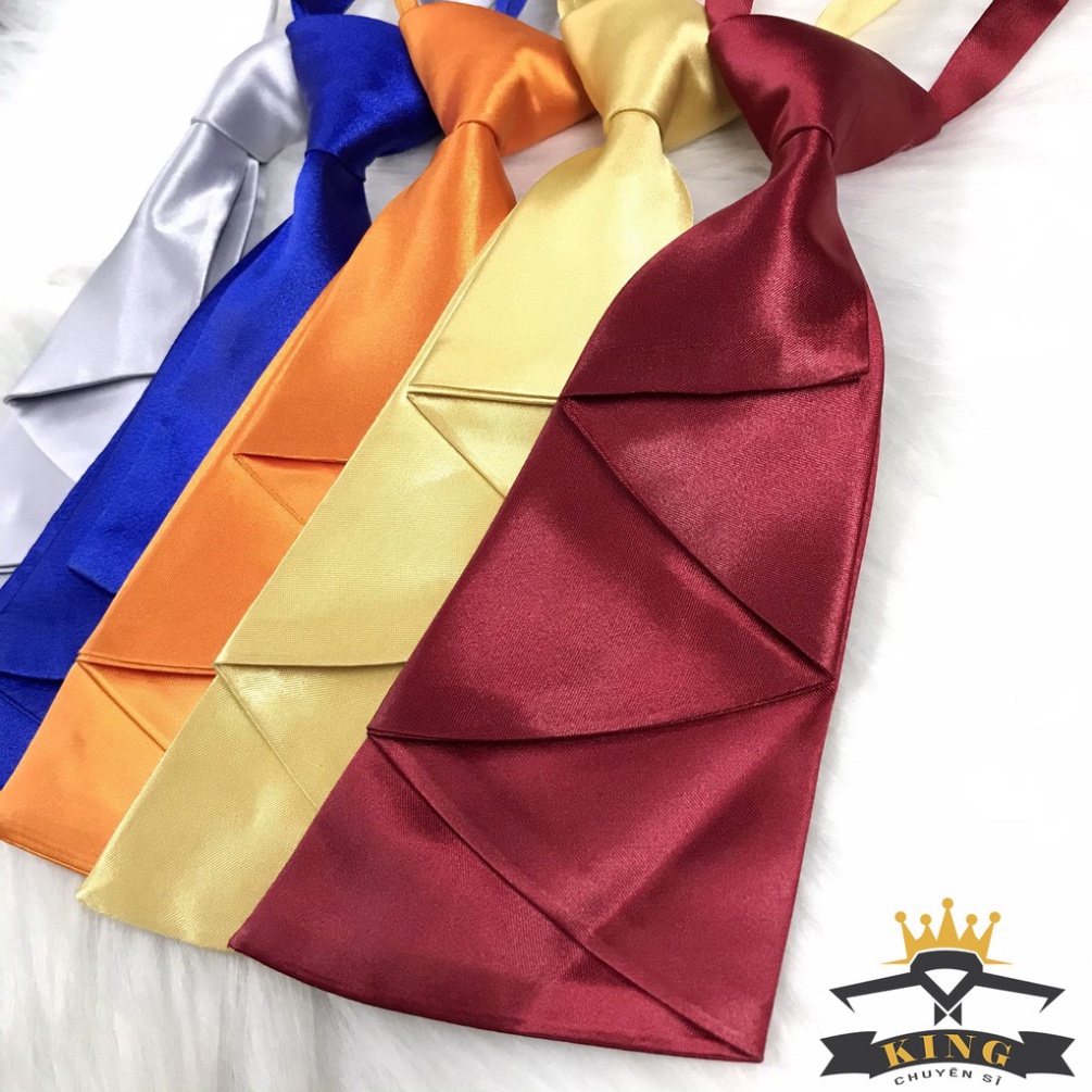 Cà vạt nữ KING caravat bản nhỏ đơn giản sang trọng cavat giá rẻ [C24]