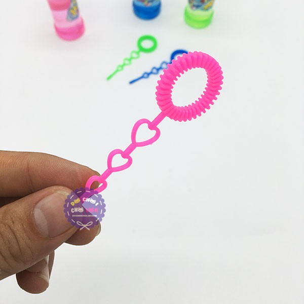 Vỉ đồ chơi 3 bình thổi bong bóng xà phòng & vợt