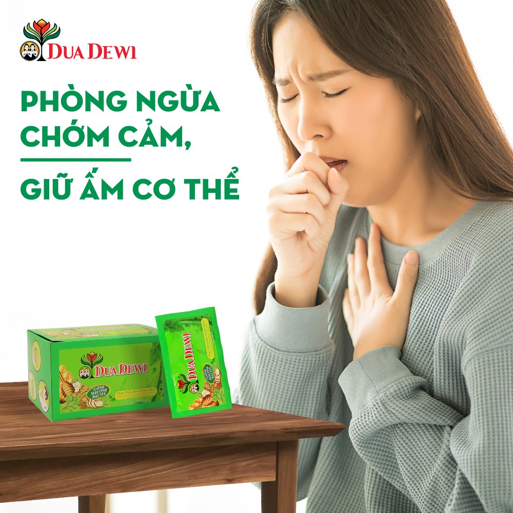 DuaDewi - Siro cảm cúm giúp hỗ trợ giảm các triệu chứng chảy nước mũi, đau đầu, đau họng, mệt mỏi, thành phần thảo dược
