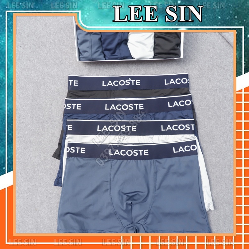 QUẦN LÓT NAM boxer thun lạnh, Quần sịp đùi nam thun lạnh Boxer - LEESIN