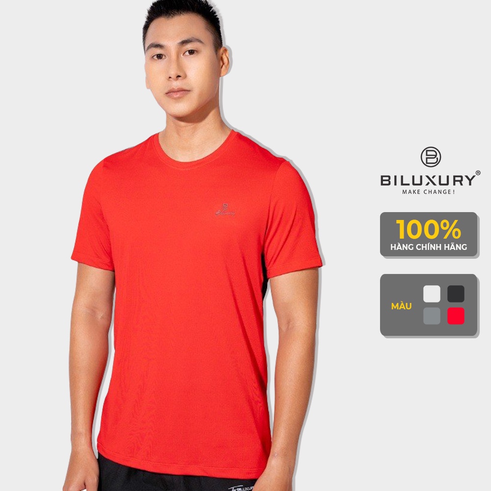 Áo phông nam thể thao Biluxury thun coolmax co giãn thấm hút thoải mái vận động 5APKT001DOT | BigBuy360 - bigbuy360.vn