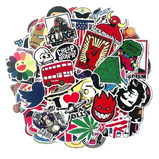 100 Sticker Graffiti Dán Laptop, Xe Hơi