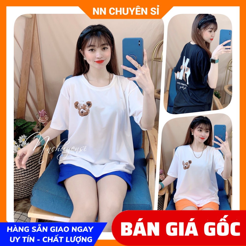 Đồ bộ nữ mặc nhà phom 60kg chất thun mềm mịn in hình hoạt hình dễ thương TP94 tổng hợp SIZE L