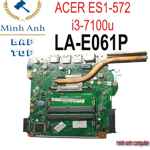 Main Laptop ACER ES1-572 i3-7100u ,LA-E061P