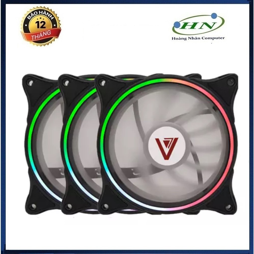 Bộ Kit 3 Fan V206B LED RGB