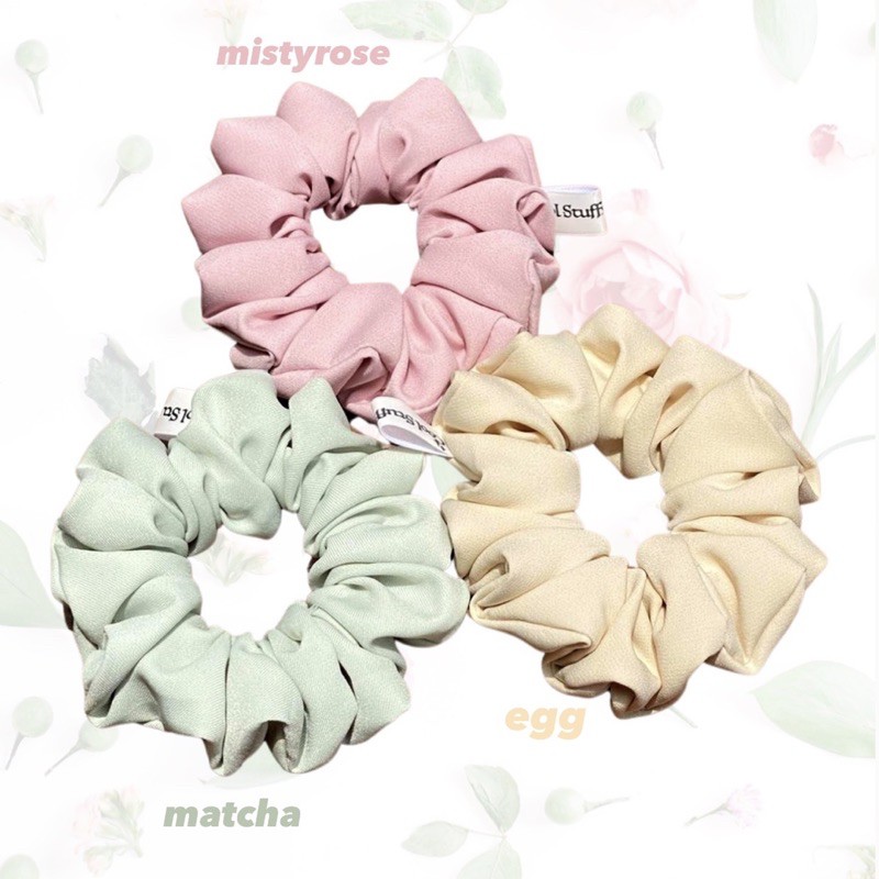 Đồ buộc tóc scrunchies tone màu pastel nhẹ nhàng✨