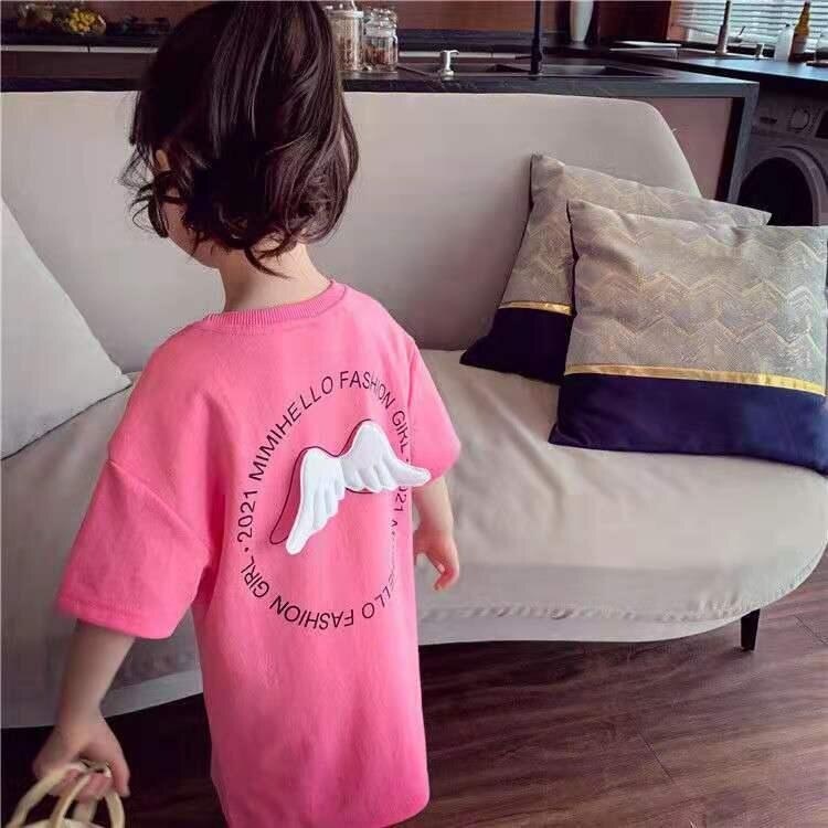 Đôi cánh thiên thần Áo phông Cô gái Tay ngắn Kiểu Tây Tay áo nửa dài