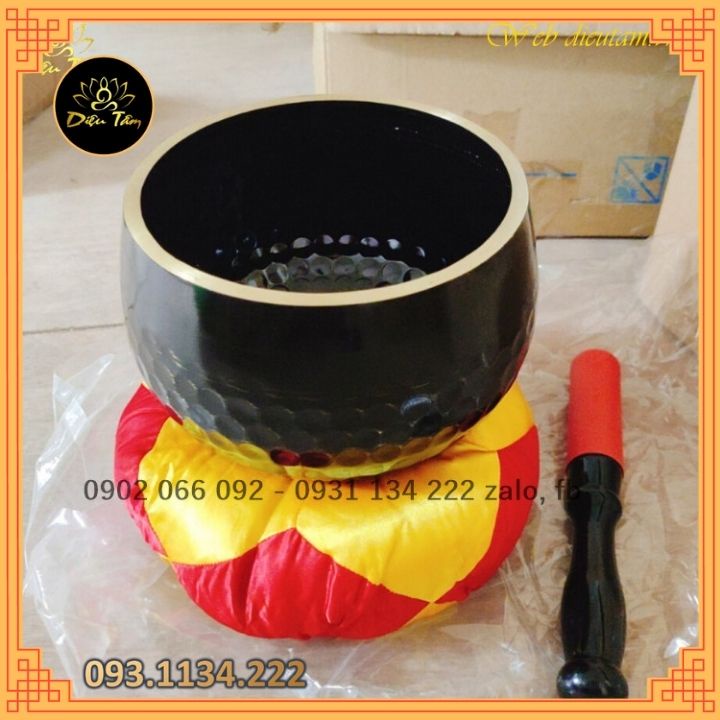 Chuông mõ tụng kinh Phật gia trì Đài Loan 5 inch