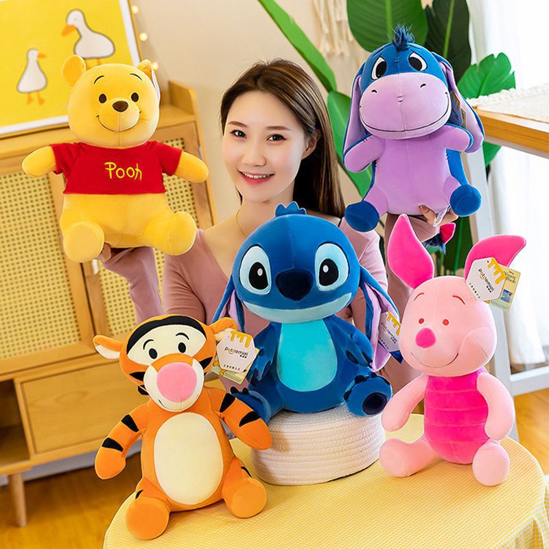 Mới Thú Nhồi Bông Hình Gấu Pooh Và Piglet Eeyore