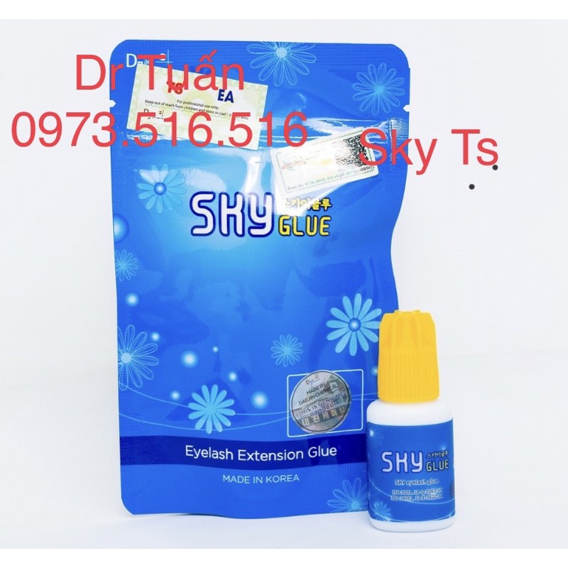 Keonối mi sky TS  glue, keo sky trong TS.DỤNG CỤ NỐI MI MR TUẤN