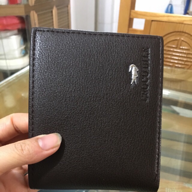 Ví nam ngang da bò thật ảnh thật 100%
