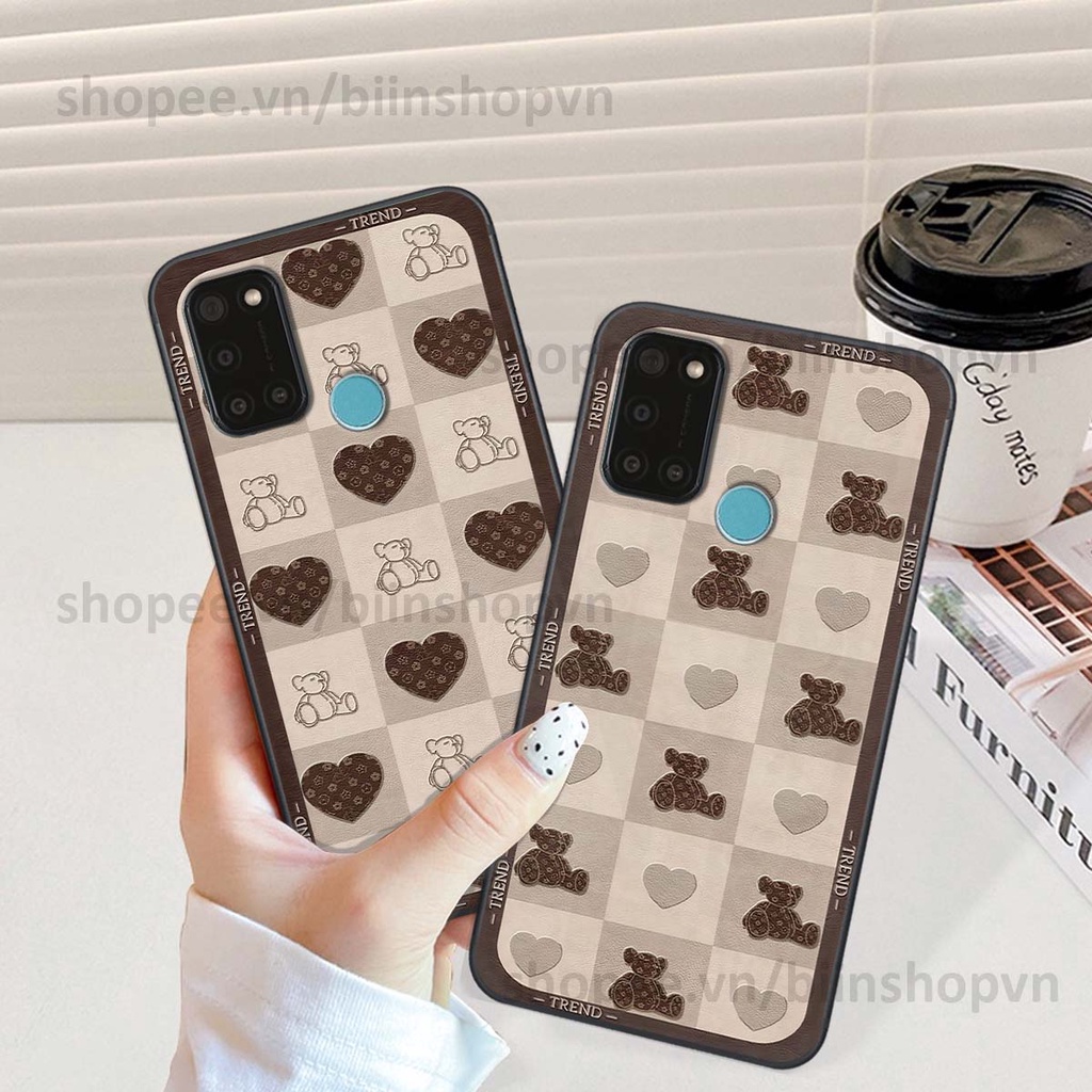 Ốp Realme C17 / 7i caro trái tim nhiều màu sắc, đầy cá tính, khẳng định phong cách