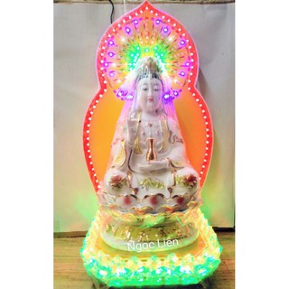 Đài sen đế sen pha lê hào quang 32 chương trình  đôn tượng phật