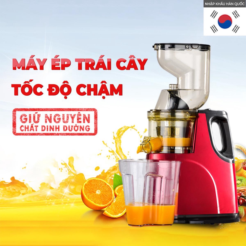 HÀNG CAO CẤP Máy Ép Chậm Hoa Quả Hongxin RH 312 Chính Hãng . Ép Trái Cây Giữ 95% Lượng Nước, Bảo Hành 12 Tháng