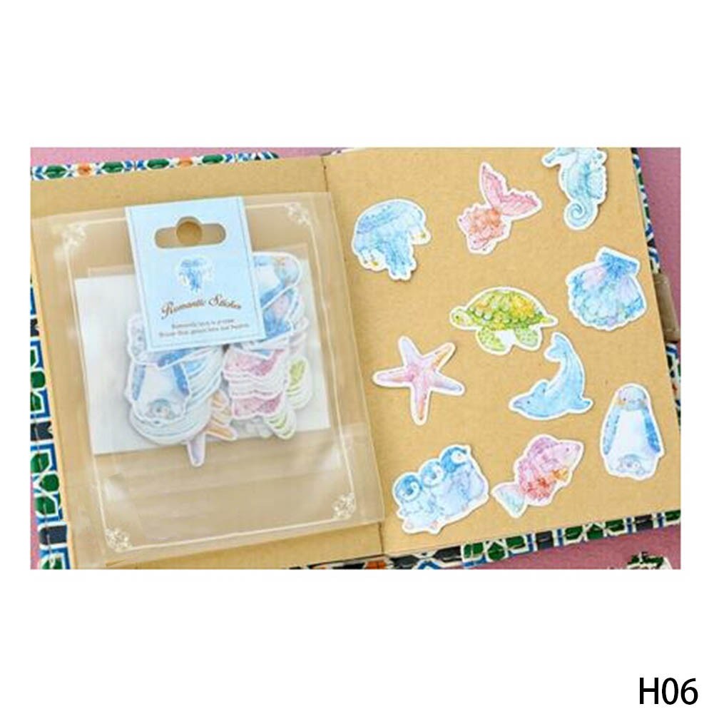 Set giấy hình ngôi sao & trái tim trang trí scrapbook