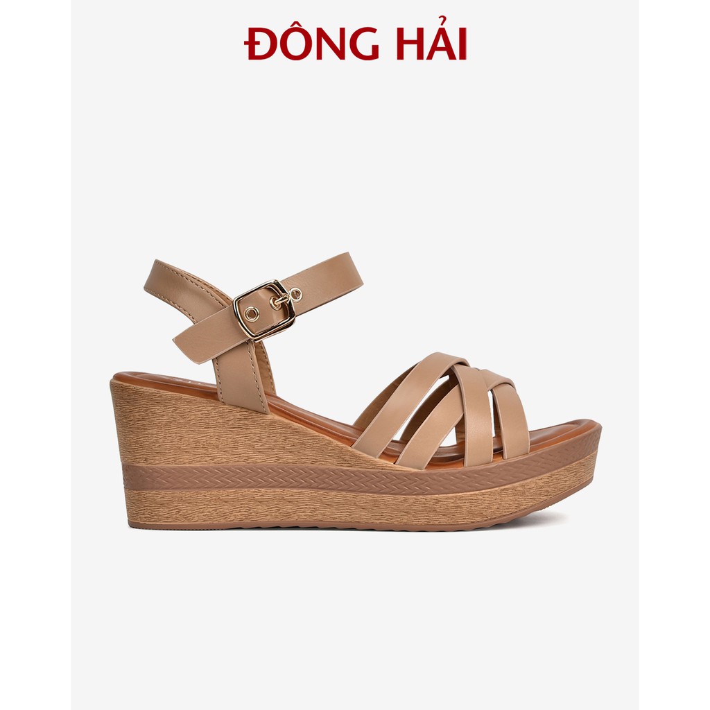 &quot;TẶNG NGAY 30K khi theo dõi gian hàng &quot; Sandal đế xuồng Zucia quai đan tôn dáng trẻ trung đế nhựa siêu nhẹ 7cm - SHL48