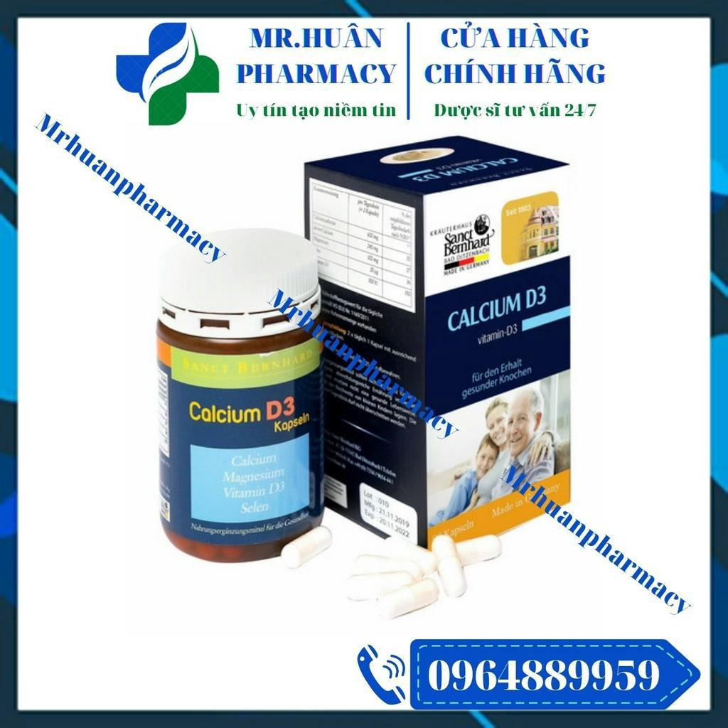 Calcium-D3 Kapseln  của Đức - Bổ sung Canxi, Vitamin D3 giúp hệ xương răng phát triển toàn diện