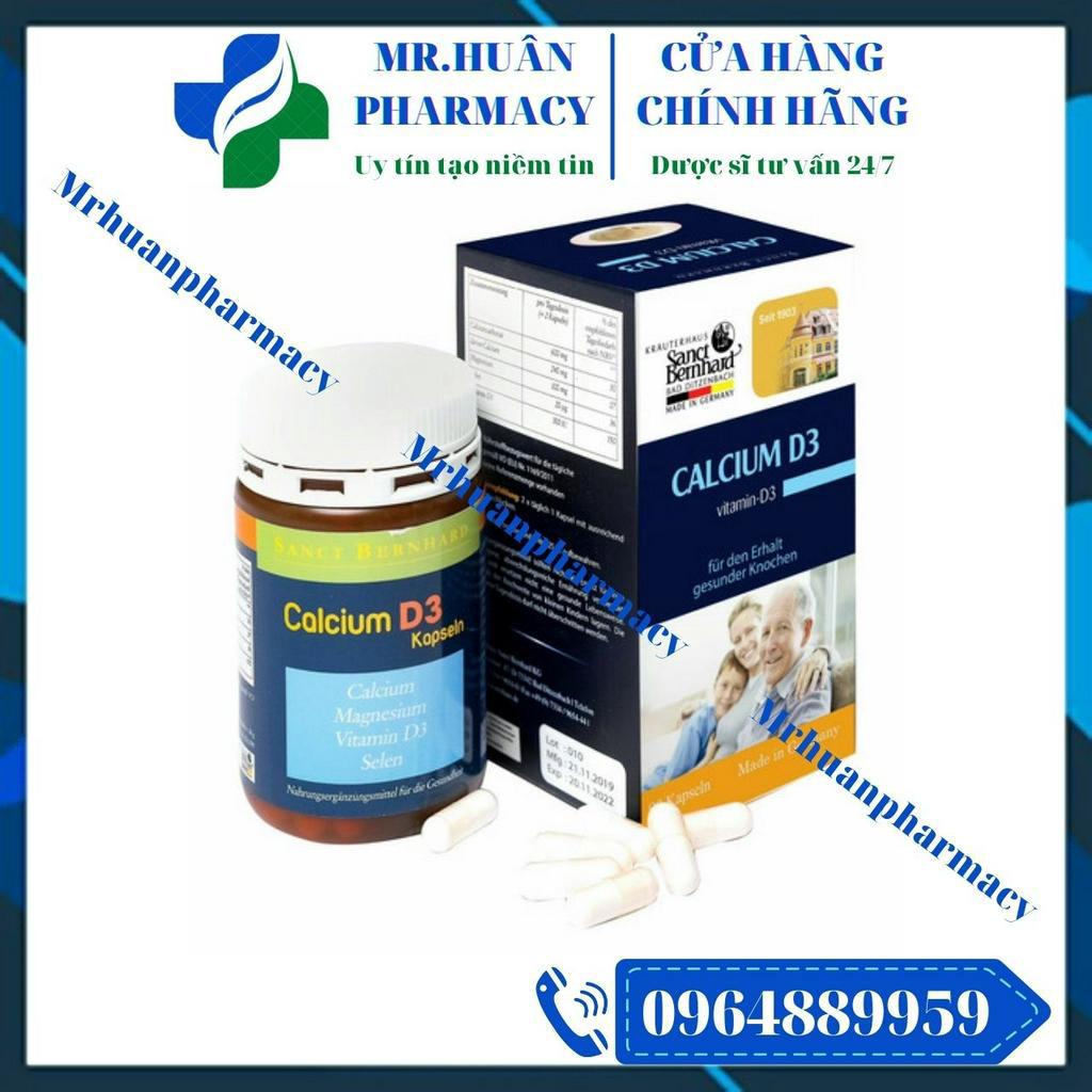 Calcium-D3 Kapseln (Lọ 60 viên) của Đức - Bổ sung Canxi, Vitamin D3 giúp hệ xương răng phát triển toàn diện