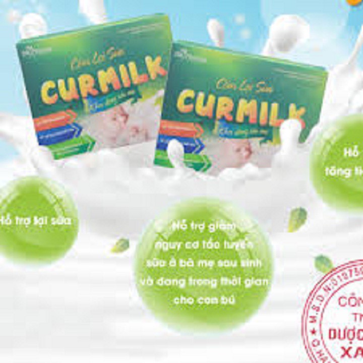 cốm lợi sữa curmilk hộp 20 gói