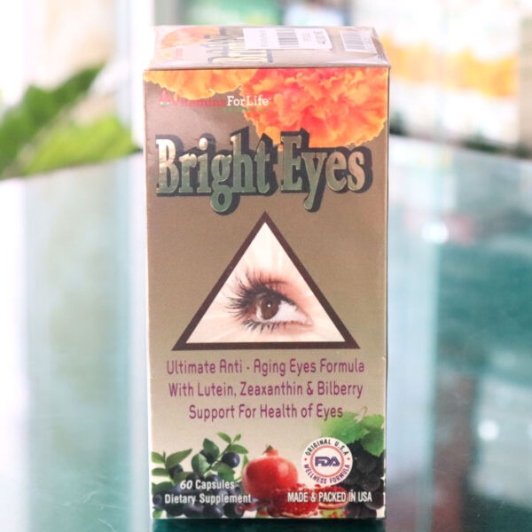 Bright Eyes – Hỗ trợ làm giảm các chứng khô mắt, mỏi mắt, cải thiện tình trạng giảm thị lực (hộp 60 viên)