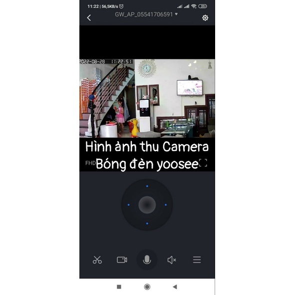 Camera Yoosee Wifi hình dạng bóng đèn FullHD, Có đèn Led chiếu sáng ban đêm, Xoay 360đ, Đàm thoại 2 chiều
