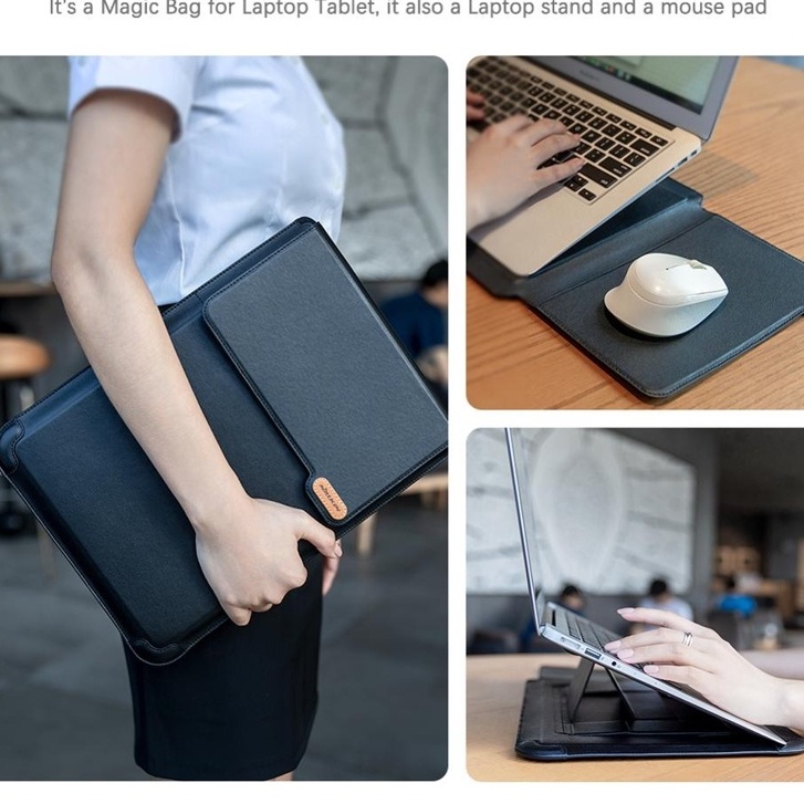 Túi Chống Sốc 3 in 1 NILLKIN VERSATILE LAPTOP SLEEVE Macbook Air, MacBook Pro, RedmiBook, Huawei Matebook