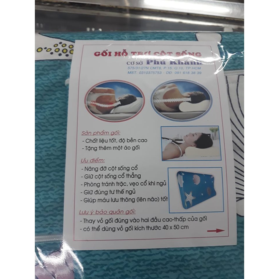GỐI HỖ TRỢ CỘT SỐNG CHO NGƯỜI THOÁI HÓA ĐỐT SỐNG CỔ PHÚ KHÁNH