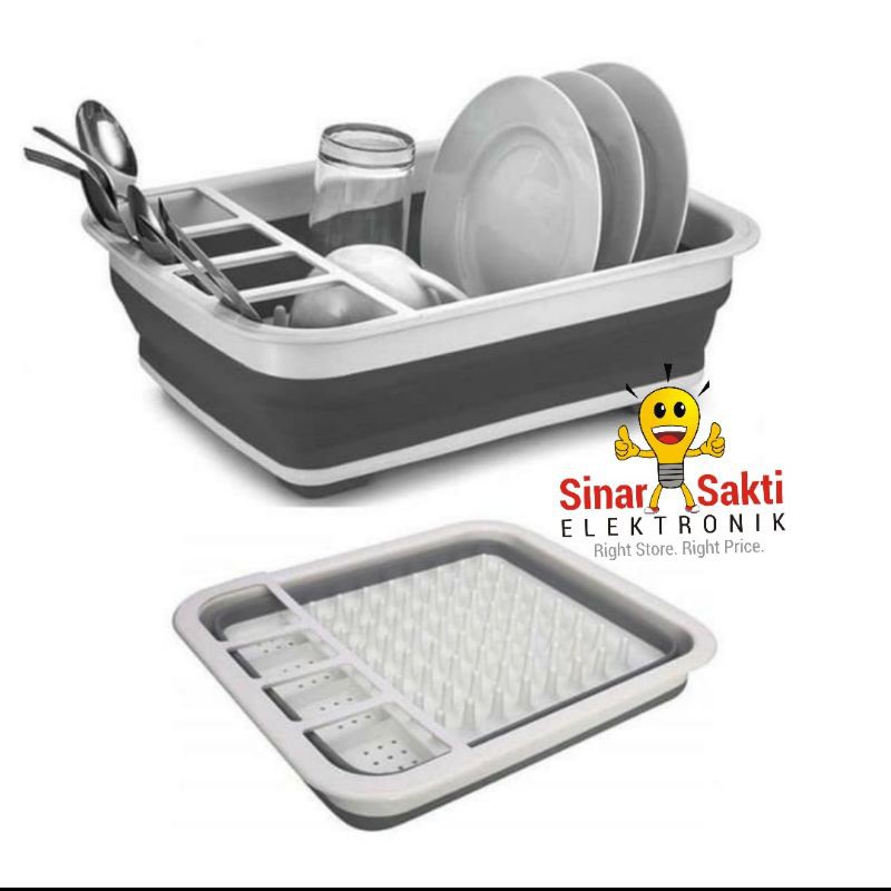 Giá Silicone Đựng Chén Dĩa Có Thể Gấp Gọn Tiện Dụng | BigBuy360 - bigbuy360.vn