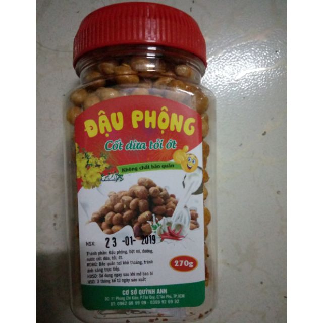 ĐẬU PHỘNG CỐT DỪA TỎI ỚT