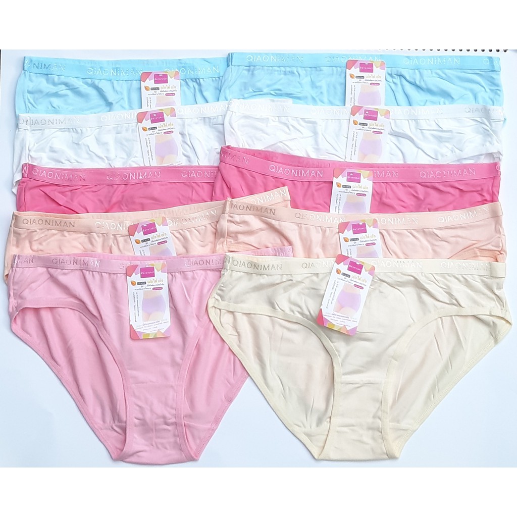 Combo 10 Quần Lót nữ Big Size 50 đến 79 kg 100% Thun Cotton