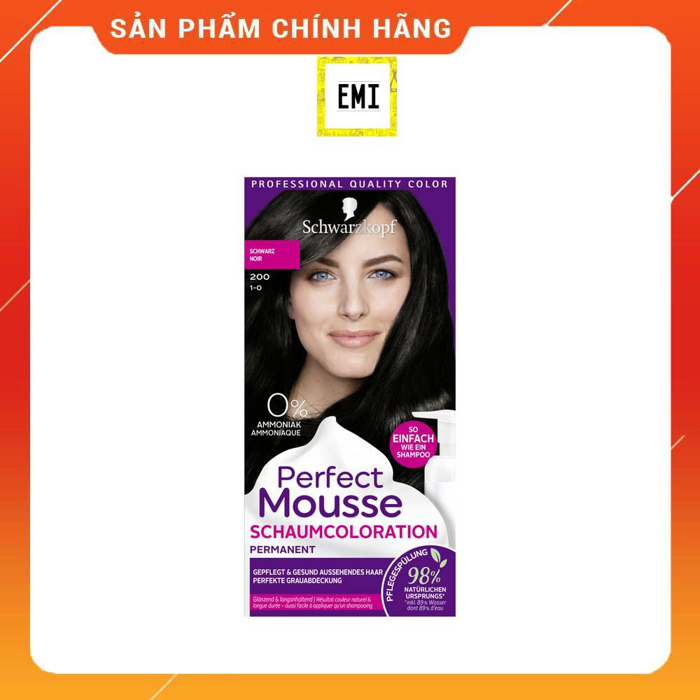 Thuốc nhuộm tóc dạng bọt Schwarzkopf Perfect Mousse - Hàng nội địa Đức