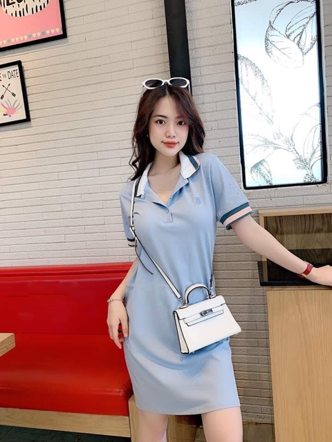 Đầm Polo Thêu Chữ Phối Viền Cổ Sang Chảnh - VN19 | WebRaoVat - webraovat.net.vn