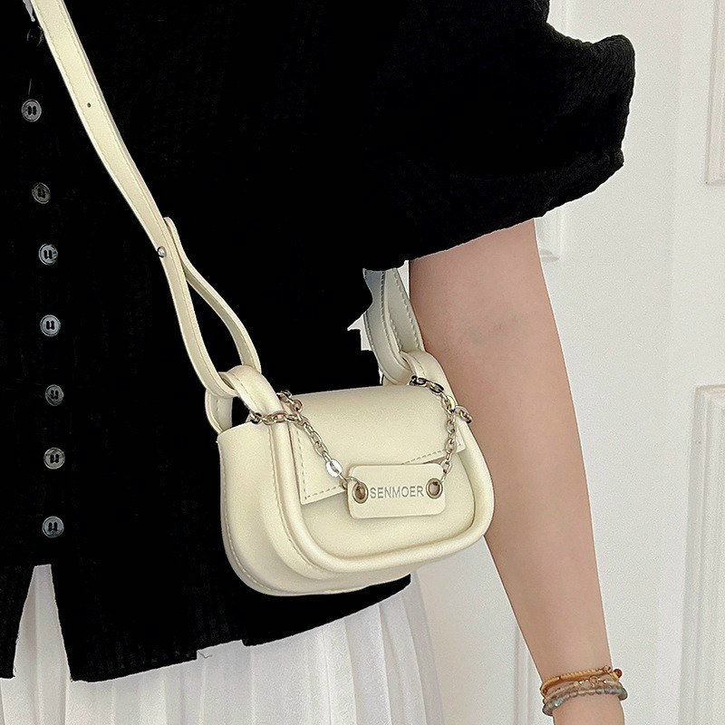 TÚI MINI Đeo Chéo Dáng Bầu Chữ Treo SENMOER Thời Trang Cá Tính Sang Chảnh Đi Chơi Kiểu Dáng Hàn Quốc