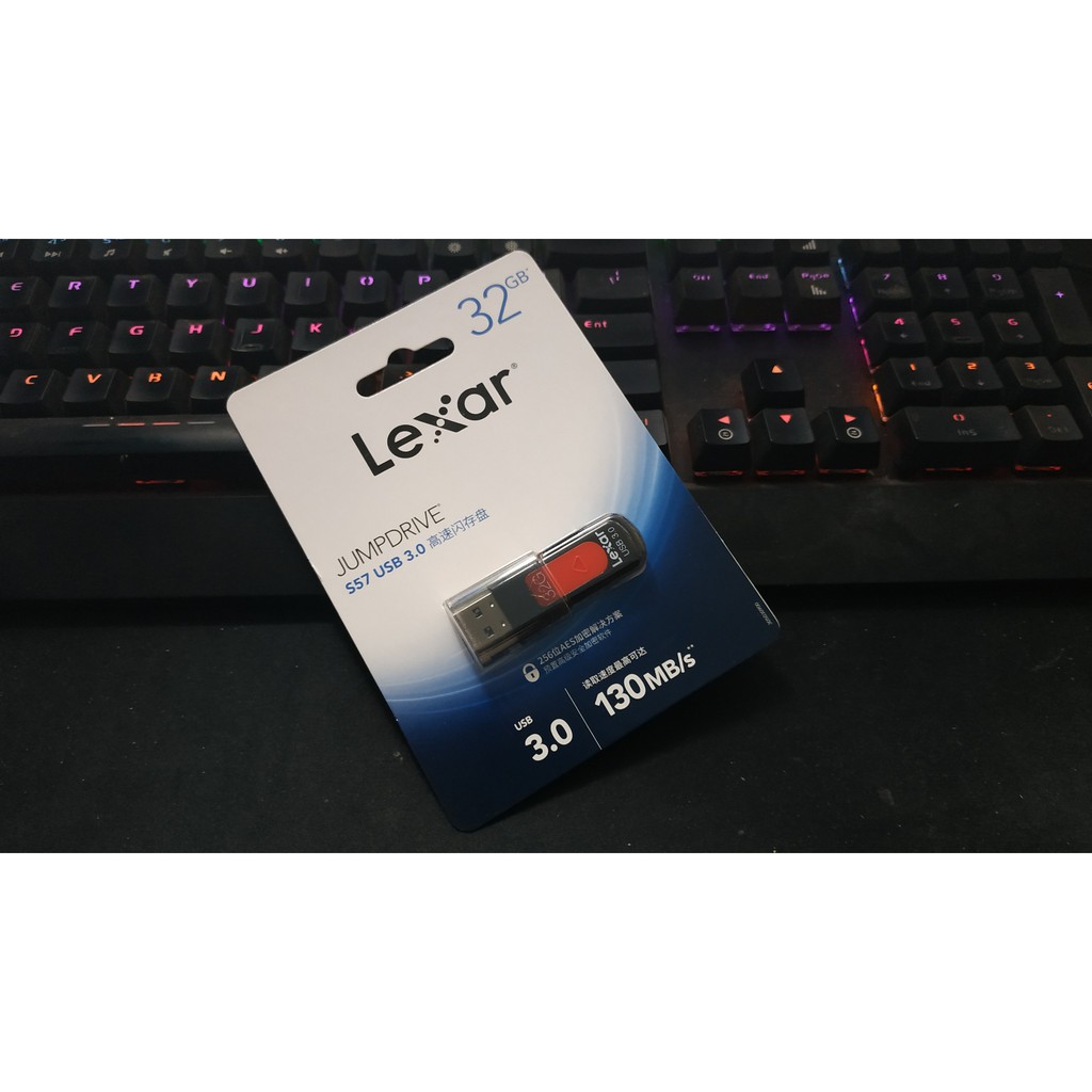 USB Lexar 32G chuẩn 3.0 - New - Chính Hãng Mai Hoàng - BH 36T - Lỗi 1 đổi 1