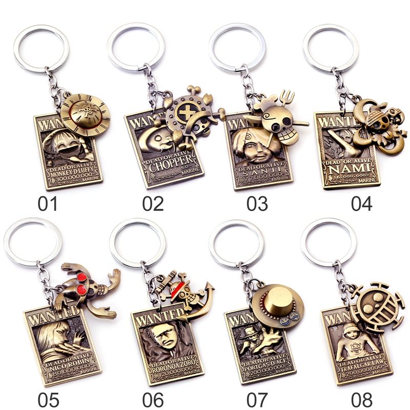 Móc Khóa Hình Các Nhân Vật Trong Phim Hoạt Hình One Piece