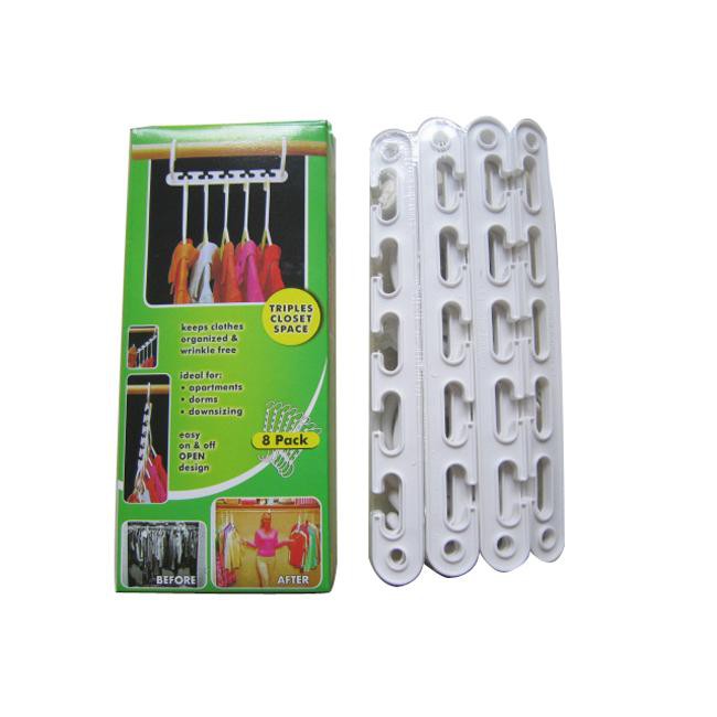 Bộ móc treo quần áo set 8 móc chịu lực tốt, chất liệu cao cấp 3335