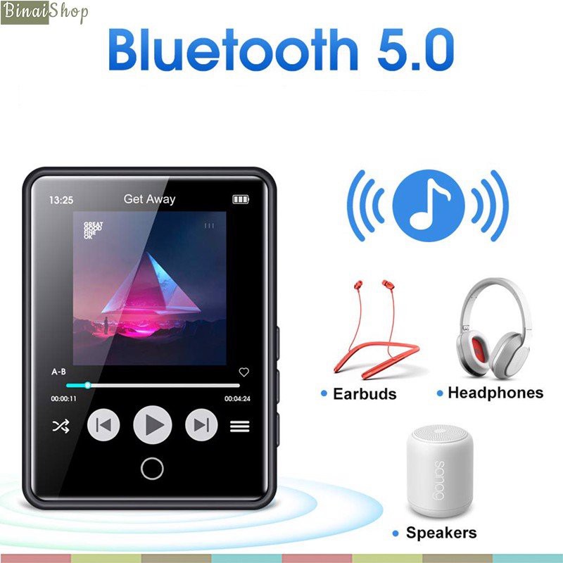 [Mã ELHACE giảm 4% đơn 300K] Ruizu M17 16GB - Máy Nghe Nhạc Full, Bluetooth 5.0, Cảm Ứng, Âm Thanh HiFi