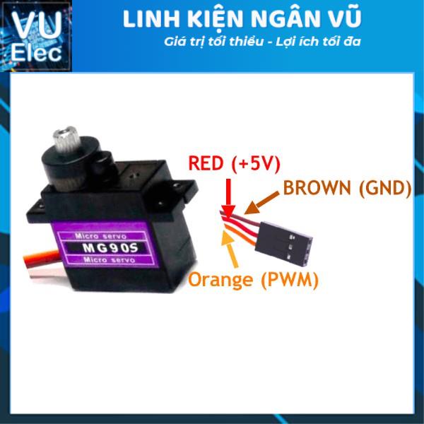 Động cơ Servo MG90S (Góc Quay 180)