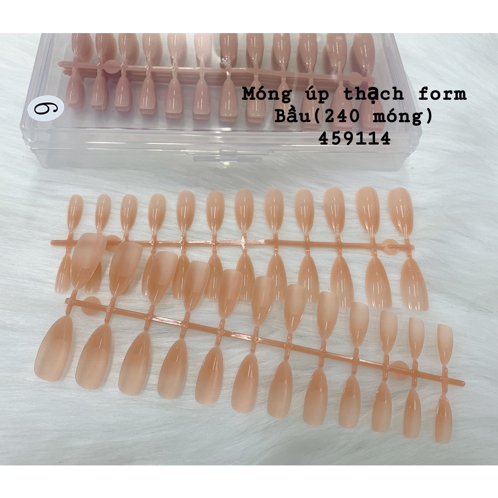 Móng Úp Thạch BẦU Nhiều Màu 240 MÓNG