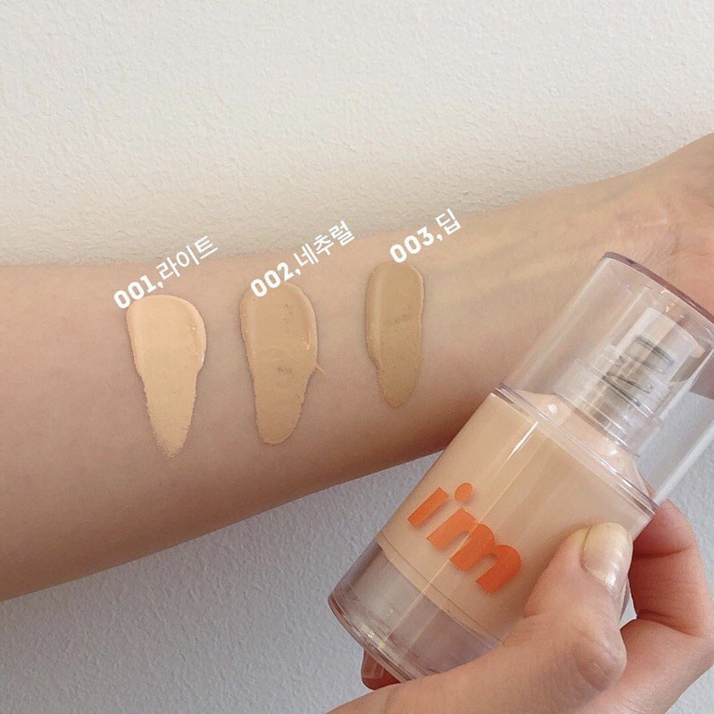 Kem Nền Che Phủ Hoàn Hảo, Mỏng Nhẹ I'm Meme I'm Bare Skin Tone Color SPF45/PA++ 30ml