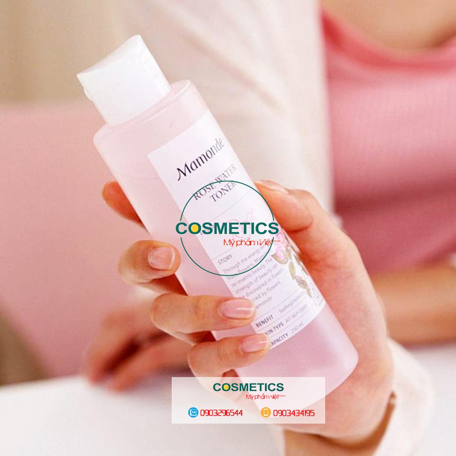 Nước hoa hồng cung cấp độ ẩm cho da mặt Mamonde Rose Water Toner 250ml | BigBuy360 - bigbuy360.vn