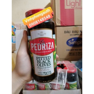 Quả oliu đen tách hạt la pedriza 340g