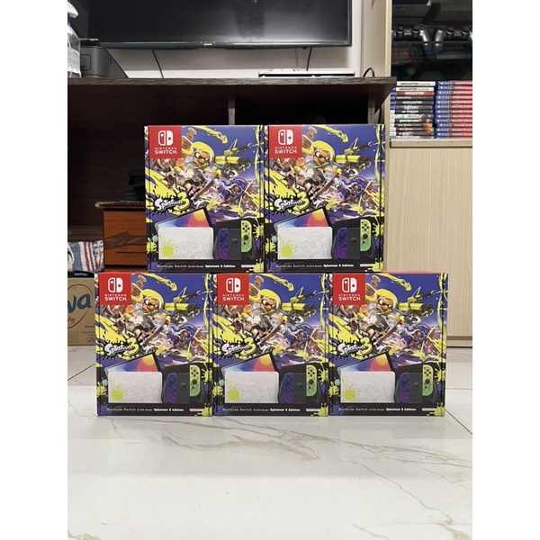 Máy Chơi Game Nintendo Switch OLED model - Splatoon 3 Edition